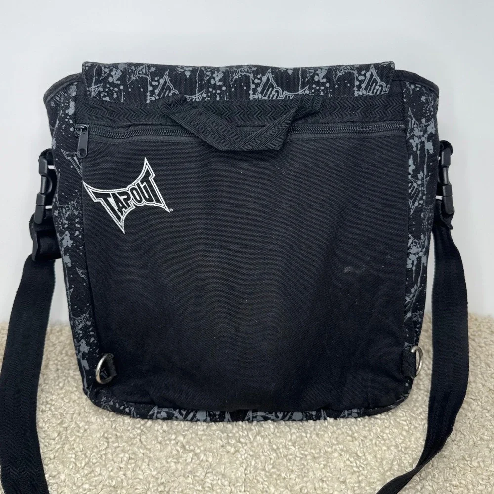 Y2K Tapout Messenger / Backpack Convertible Bag Vintage MMA Expression Of Combat